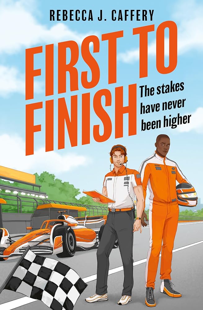 First to Finish: A queer F1 romance for fans of spicy forced proximity romcoms and formula 1 in 2025! (Pole Position) (Book 2) cover image