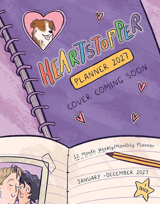 The Heartstopper 2027 Planner: With art by Alice Oseman, and bonus stickers! cover image