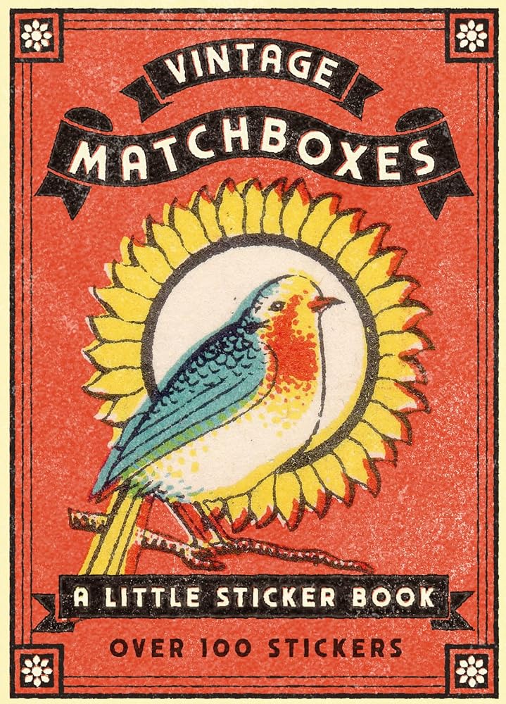 Vintage Matchboxes: A Little Sticker Book cover image