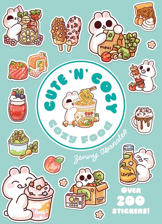 Cozy Food: A Cute 'n' Cozy Little Sticker Book cover image