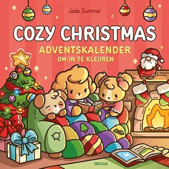 Cozy Christmas Adventskalender om in te kleuren cover image
