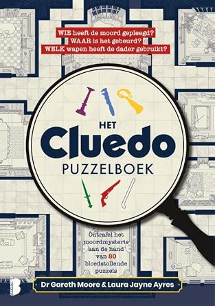 Het Cluedo puzzelboek: Ontrafel het moordmysterie aan de hand van 80 bloedstollende puzzels cover image